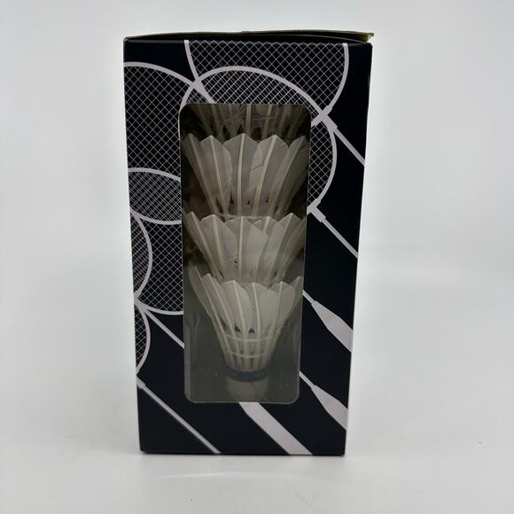 Protocol Light Up LED Badminton Shuttlecocks LED Goose Feather Cork Balls 4 Pcs - Picture 2 of 3